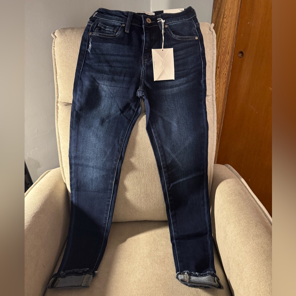 Women's Dark Blue Jeans